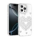 Apple iPhone 16 Pro Max Uyumlu Kılıf Damla Taşlı Zore Rivas Sert PC Kapak