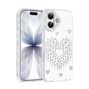 Apple iPhone 16 Uyumlu Kılıf Damla Taşlı Zore Rivas Sert PC Kapak
