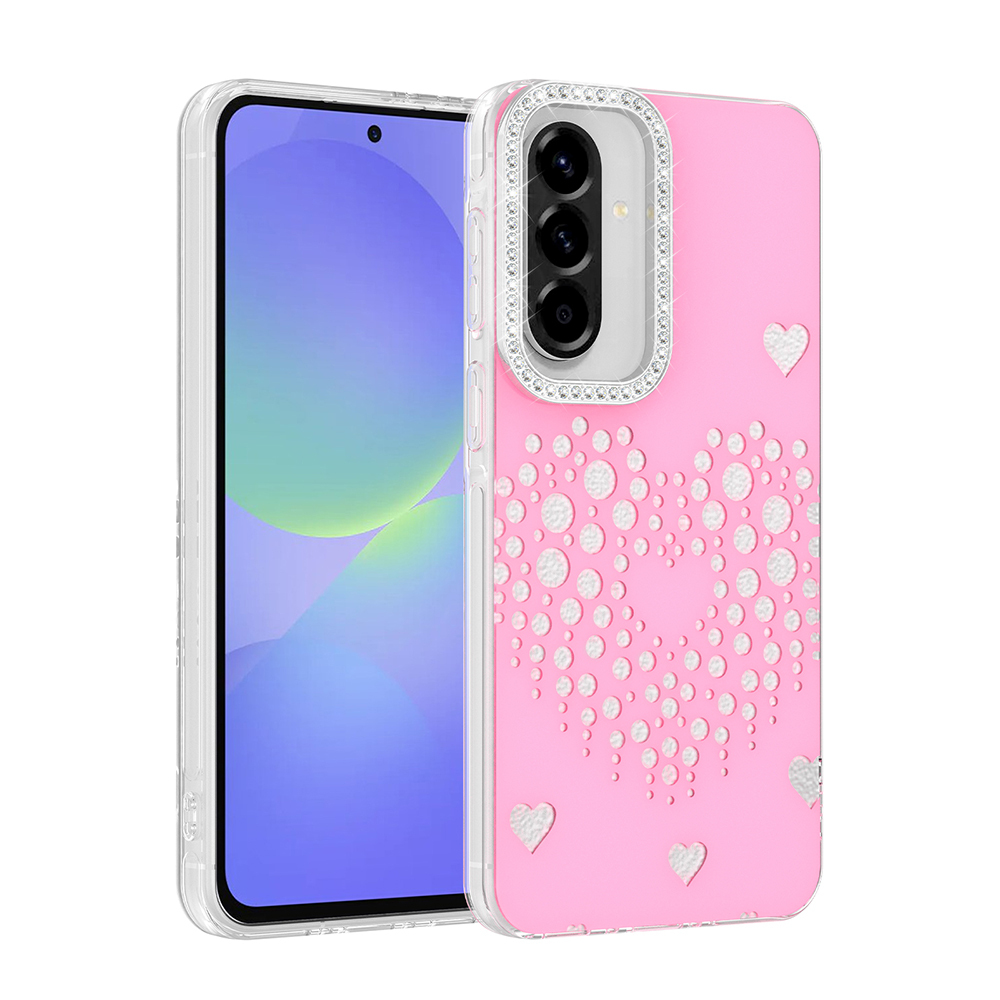 Samsung Galaxy A36 Uyumlu Kılıf Damla Taşlı Zore Rivas Sert PC Kapak