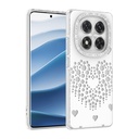 Xiaomi Redmi Note 14 Pro 4G Uyumlu Kılıf Damla Taşlı Zore Rivas Sert PC Kapak