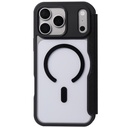 Apple iPhone 18 Pro Kılıf M-safe Şarj Özellikli Vegan Deri Tasarımlı Şeffaf Arka Yüzey Kartlıklı Raptic Urban Folio Serisi Kapak