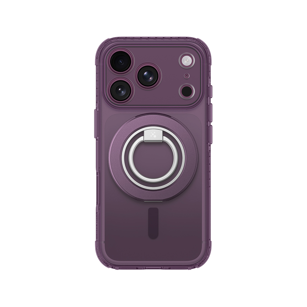 Apple iPhone 18 Pro Max Uyumlu Kılıf M-safe Şarj Özellikli Yüzük Standlı Amazingthing Titan Pro Grip Ring Serisi Kapak