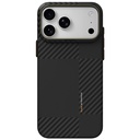 Apple iPhone 18 Pro Kılıf M-safe Şarj Özellikli 600D Metal Kamera Çerçeveli Raptic Aramid Karbon Fiber Geotik Serisi Kapak
