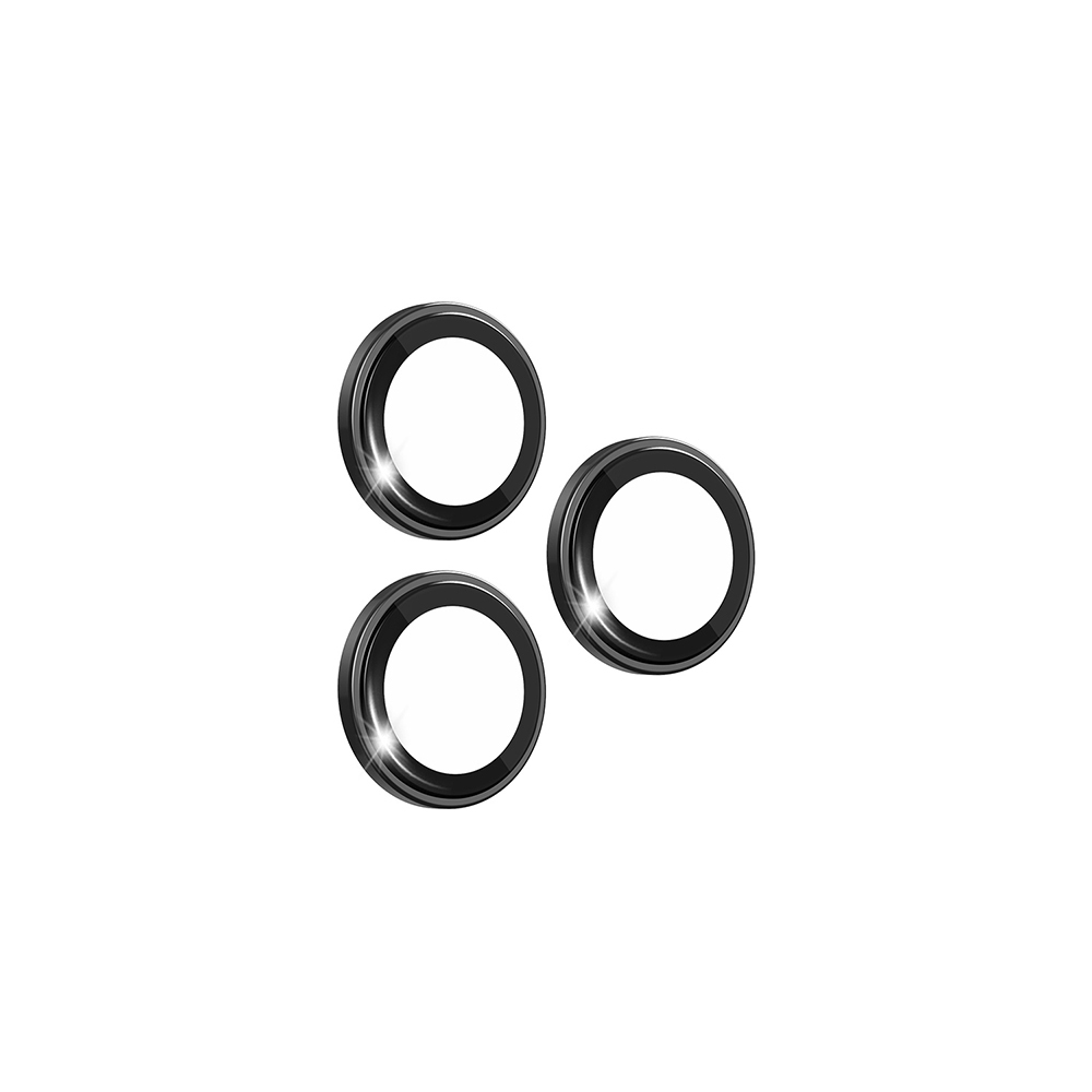 [RNZ-TA138038] Apple iPhone 18 Pro Wiwu LG-003 Lens Guard Çizilmeye Karşı Dayanıklı Safir Kamera Lens Koruyucu (Siyah)