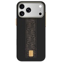 Apple iPhone 18 Pro Kılıf M-safe Şarj Özellikli Raptic Aramid Skin Rise Serisi 24 Ayar Altın Kaplamalı Karbon Kapak