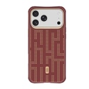 Apple iPhone 18 Pro Uyumlu Kılıf M-safe Şarj Özellikli Raptic Aramid Dual Grid Serisi Karbon Kapak