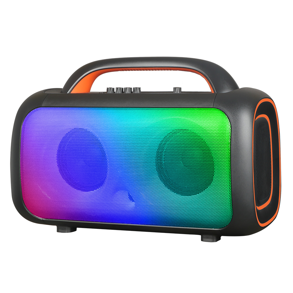 [RNZ-TA136509] Zore GD-2609 Dijital LED Göstergeli Mikrofonlu RGB TWS Çift 5 inç Stereo Bass Kablosuz Karaoke Hoparlör