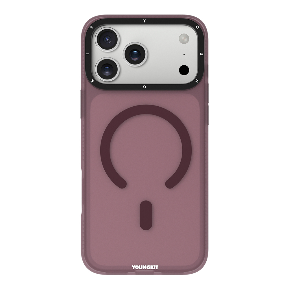 Apple iPhone 17 Pro Max Uyumlu Kılıf M-safe Şarj Özellikli Youngkit Hidden Sand Serisi Kapak
