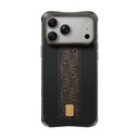 Apple iPhone 18 Pro Max Kılıf M-safe Şarj Özellikli Raptic Aramid Dual Rise Serisi 24 Ayar Altın Kaplamalı Karbon Kapak