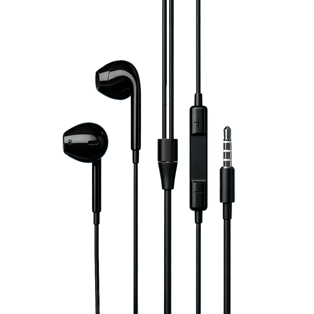 [RNZ-TA136514] Micflip J01 3D Stereo Ses Destekli 3.5mm Kulakiçi Kulaklık (Siyah)