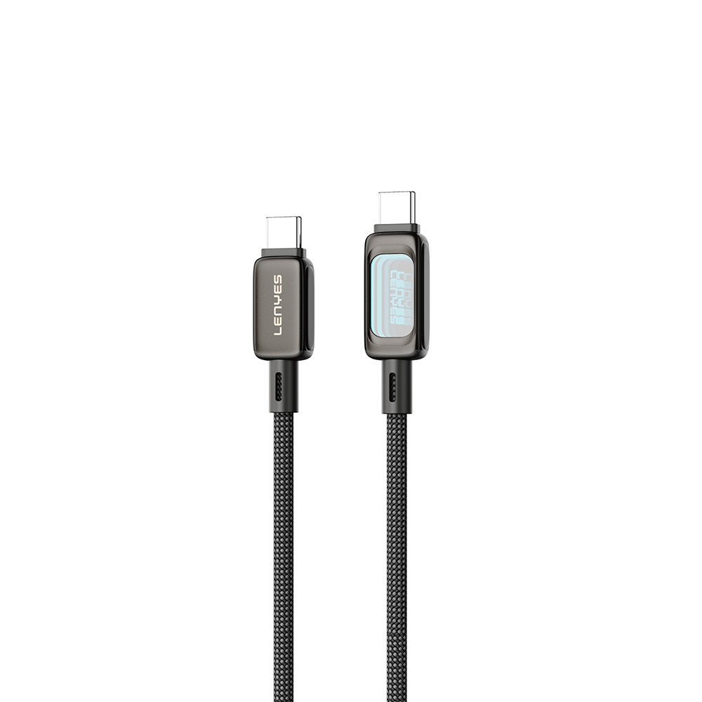 [RNZ-TA136901] Lenyes LC570 Abyss Mirror Type-C to Type-C Data ve Şarj Kablosu 100W 1.2M