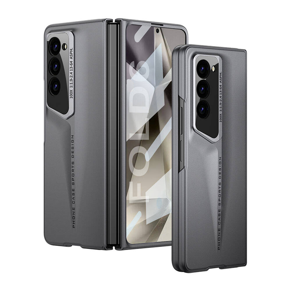 Samsung Galaxy Z Fold 6 Uyumlu Kılıf Ultra İnce Kamera Korumalı Sert Rubber Zore Procase Kapak