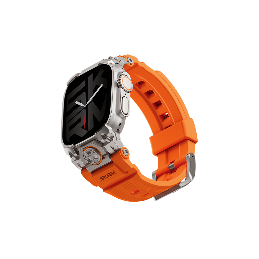Apple Watch Ultra 49mm Uyumlu SkinArma Talon Serisi Suya Dayanıklı Silikon Kordon
