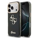 Apple iPhone 18 Pro Kılıf Guess Orjinal Lisanslı Yazı ve 4G Büyük Metal Logolu Silikon Kapak