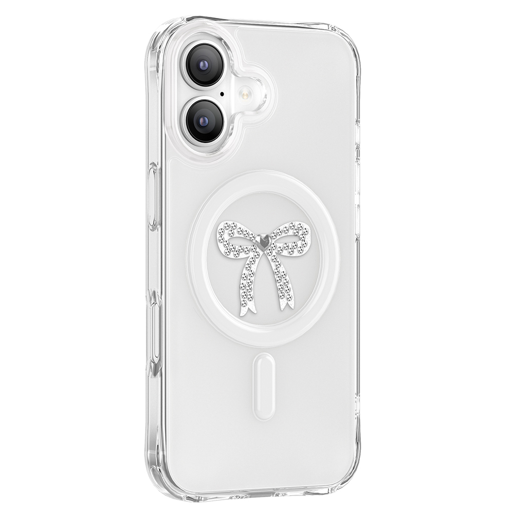 Apple iPhone 17 Uyumlu Kılıf M-Safe Şarj Özellikli Zore Paris Mova Sert PC Kapak
