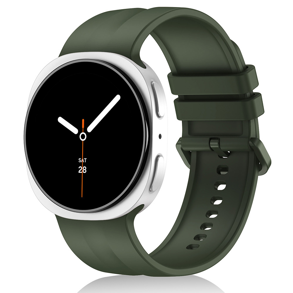 Samsung Galaxy Watch 8 44mm Uyumlu Zore KRD-159 22mm Silikon Kordon