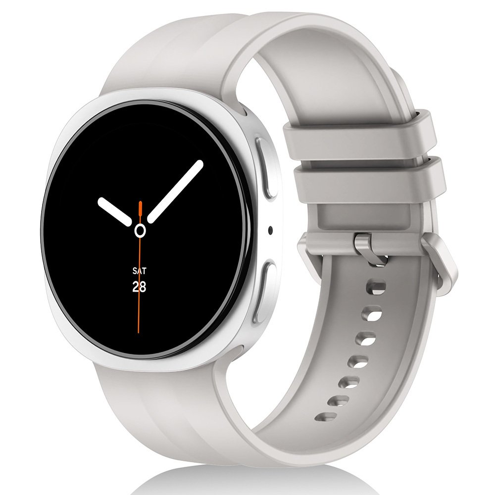 Samsung Galaxy Watch 8 44mm Uyumlu Zore KRD-159 22mm Silikon Kordon