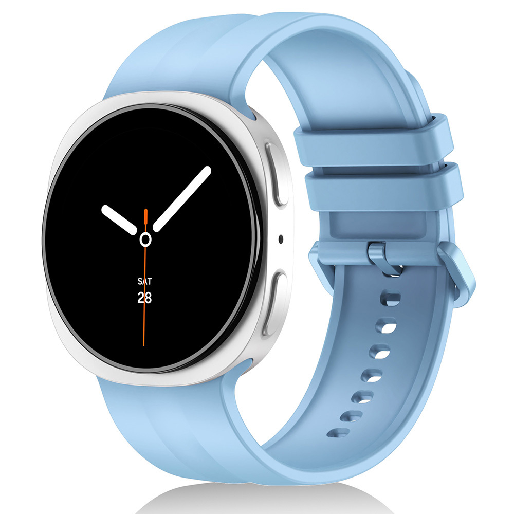 Samsung Galaxy Watch 8 44mm Uyumlu Zore KRD-159 22mm Silikon Kordon