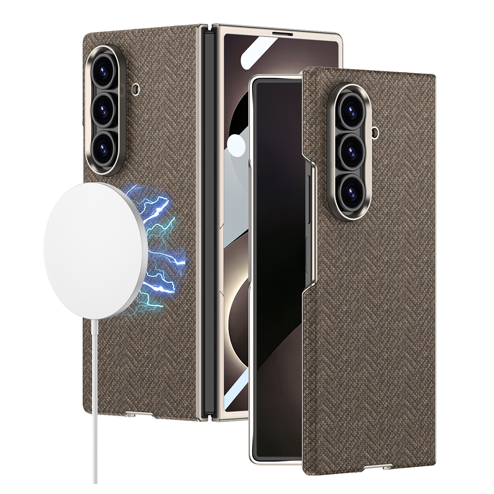 Samsung Galaxy Z Fold 8 Ultra Uyumlu Kılıf M-safe Şarj Özellikli Zore Kıpta KPT-11 Sert PC Kapak
