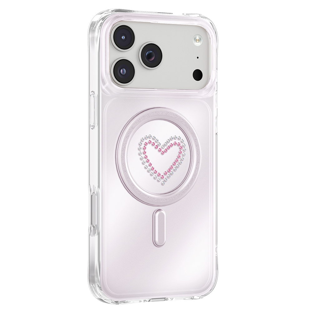 Apple iPhone 17 Pro Max Uyumlu Kılıf M-Safe Şarj Özellikli Zore Paris Mova Sert PC Kapak