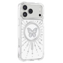Apple iPhone 17 Pro Max Uyumlu Kılıf M-Safe Şarj Özellikli Zore Paris Mova Sert PC Kapak