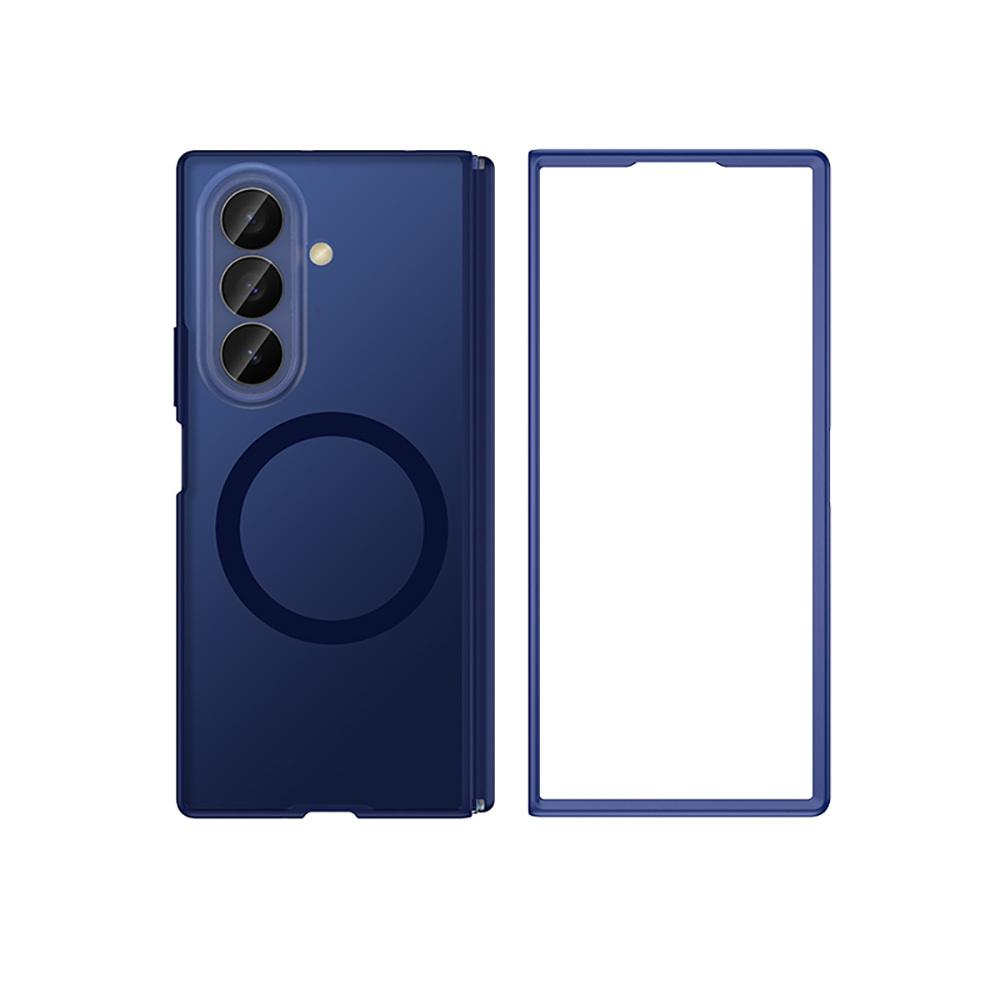 Samsung Galaxy Z Fold 7 Uyumlu Kılıf M-safe Şarj Özellikli Arkası Mat Sert PC Wlons Vena Kapak