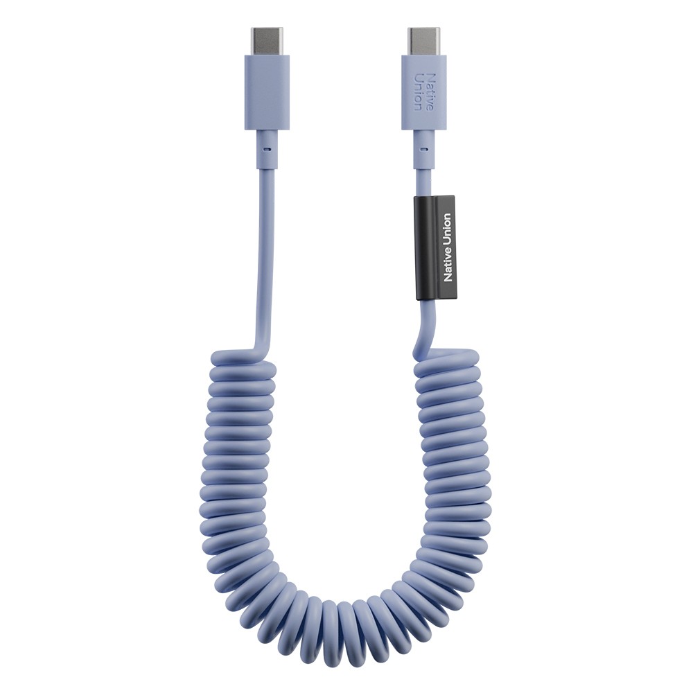 Native Union POP Serisi Type-C to Type-C Spiralli Şarj Kablosu 60W 1.2M