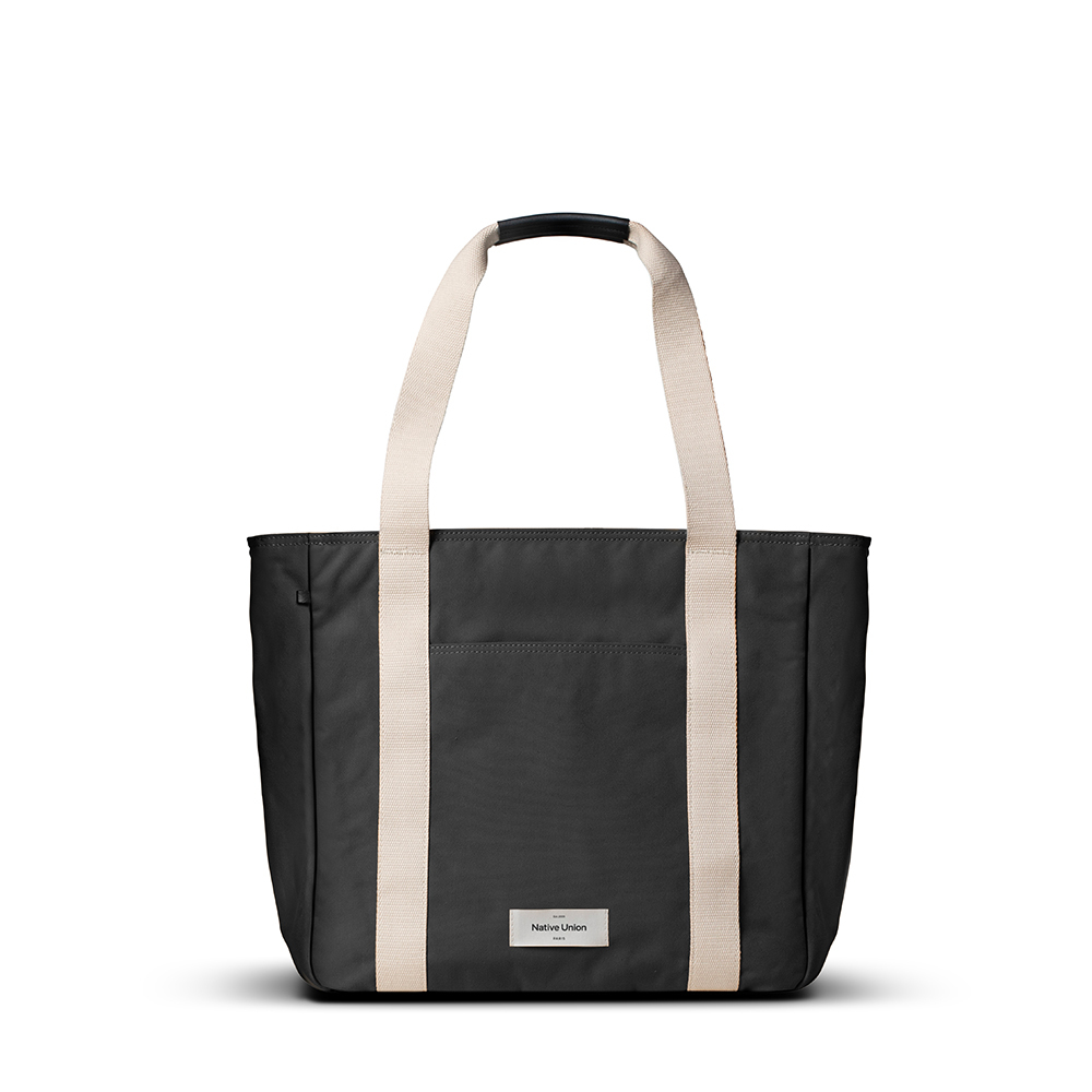 [RNZ-TA138584] Native Union W.F.A Tote Bag Pro Su Geçirmez Cordura Kumaş YKK Fermuarlı 16L Taşıma Çantası (Siyah)