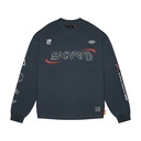 Skinarma Neptune Uzun Kollu Oversize Unisex Bisiklet Yaka Lacivert Sweatshirt