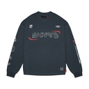 Skinarma Neptune Uzun Kollu Oversize Unisex Bisiklet Yaka Lacivert Sweatshirt