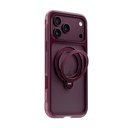 Apple iPhone 17 Pro Uyumlu Kılıf Wiwu AG-203 AeroGuard Ultra Serisi M-safe Şarj Özellikli Airbag Tasarımlı Standlı Kapak