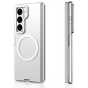 Samsung Galaxy Z Fold 6 Uyumlu Kılıf M-safe Şarj Özellikli Şeffaf Youngkit Crystal Shield Serisi Kapak