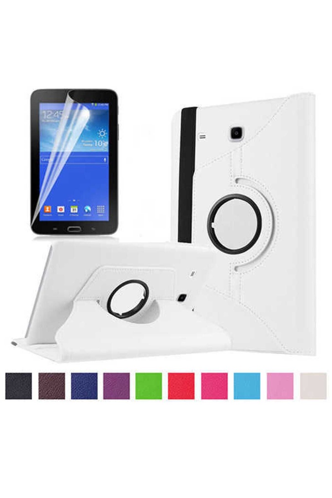 Samsung Galaxy Tab 3 Lite 7.0 T110 Uyumlu Zore Dönebilen Standlı Kılıf