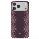 Apple iPhone 18 Pro Uyumlu Kılıf M-safe Şarj Özellikli Raptic Aramid Skin Scepter Serisi Karbon Kapak