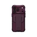Apple iPhone 18 Pro Max Uyumlu Kılıf M-safe Şarj Özellikli Teknoloji Desenli Skinarma Helio CE Mag Charge Standlı Kapak