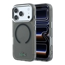 Apple iPhone 18 Pro Kılıf Lacoste Orjinal Lisanslı M-safe Şarj Özellikli Lake Timsah Logolu IML Frosted Kapak