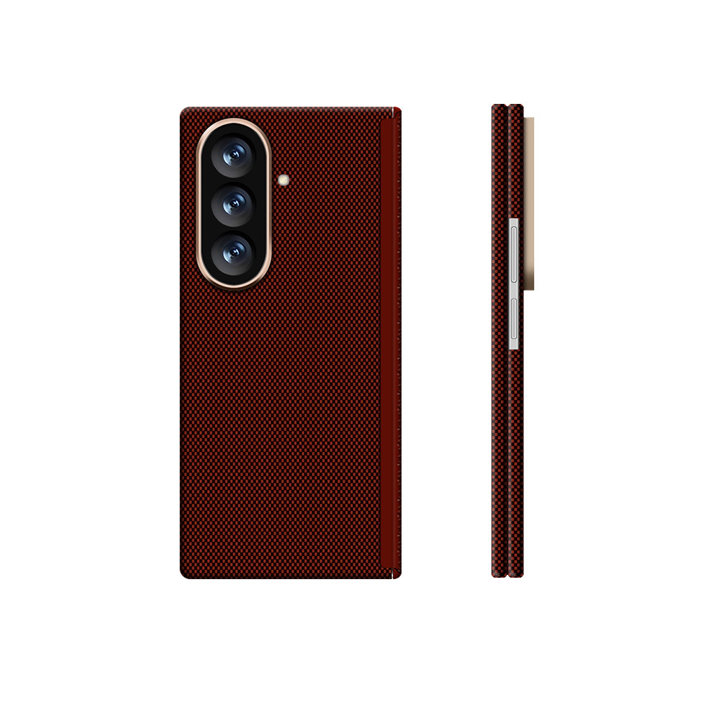 Samsung Galaxy Z Fold 7 Uyumlu Kılıf M-Safe Şarj Özellikli Zore Paris Zerre Sert PC Kapak