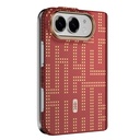 Apple iPhone Duo (Fold) Uyumlu Kılıf M-safe Şarj Özellikli Raptic Aramid SkinPro Grid Serisi Karbon Kapak