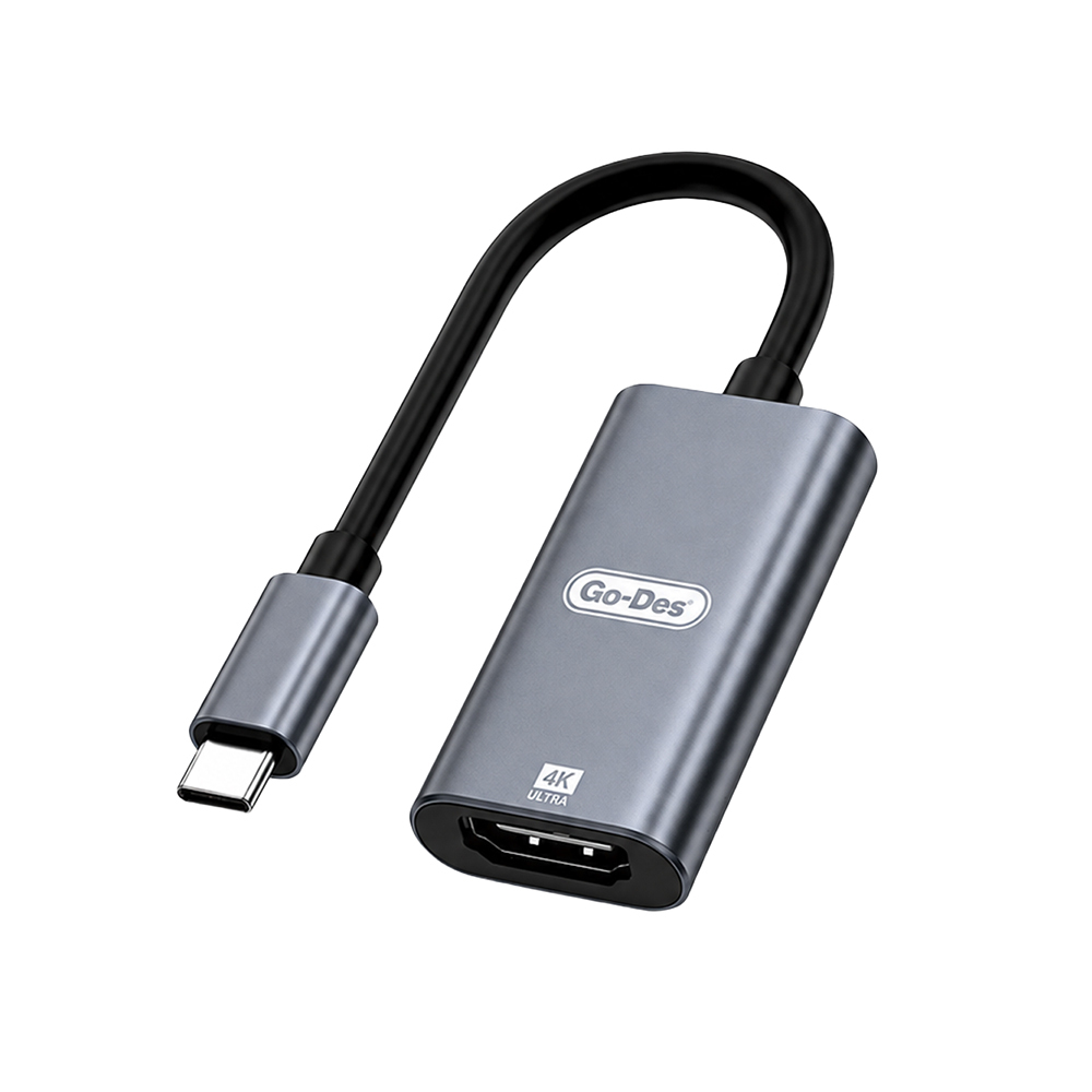 [RNZ-TA138820] Go Des GD-6906 HDTV Type-C to HDMI 4K Ultra HD Ses ve Video Adaptörü 60hz