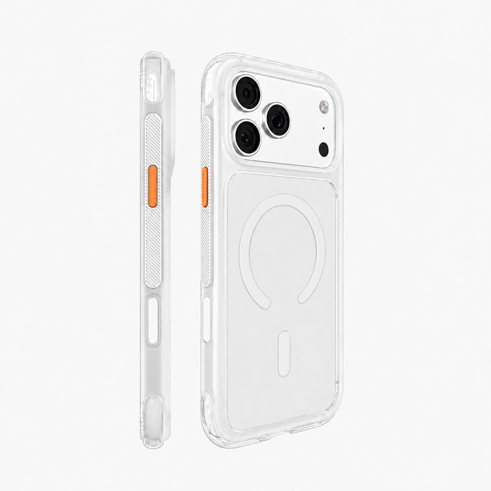 Apple iPhone 18 Pro Max Kılıf M-safe Şarj Özellikli Airbag Tasarımlı Mutural Air Shield Serisi Kapak