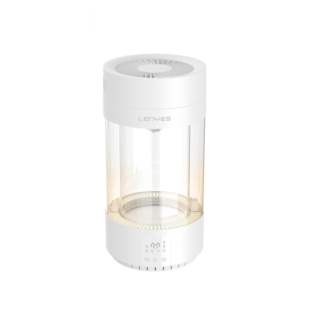 [RNZ-TA138823] Lenyes LHU05 Zaman Ayarlı RGB Atmosfer Işıklı Aydınlatma Akıllı Isıtmalı Hava Nemlendirici
