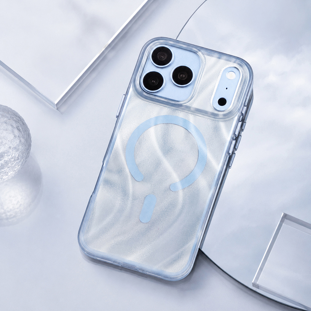 Apple iPhone 18 Pro Max Uyumlu Kılıf M-safe Şarj Özellikli Mutural Glow Desert Serisi Kapak