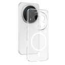 Honor Magic 8 Pro Kamera Korumalı M-Safe Şarj Özellikli Şeffaf Zore London Sert PC Kapak