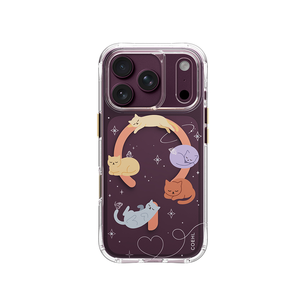 Apple iPhone 18 Pro Max Kılıf M-safe Şarj Özellikli Coehl Elysia Serisi Kapak