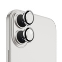 Apple iPhone 16 Uyumlu Wiwu LG-004 PVD Lens Guard Metal Kamera Lens Koruyucu