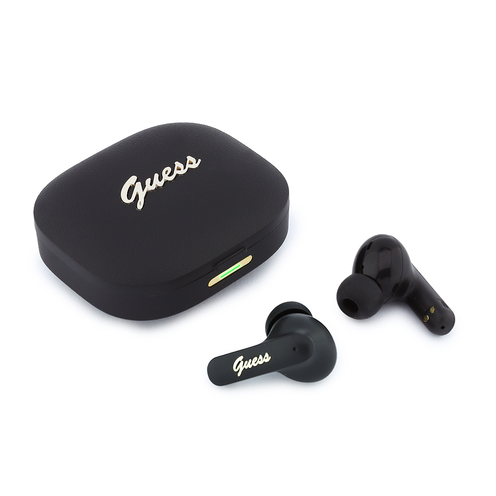 [RNZ-TA134720] Guess Orjinal Lisanslı Script Metal Yazı Logolu TWS Kulak İçi Bluetooth Kulaklık