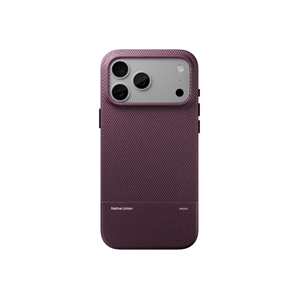 Apple iPhone 18 Pro Kılıf M-safe Şarj Özellikli Deri Dokulu Native Union RE Classic Serisi Kapak