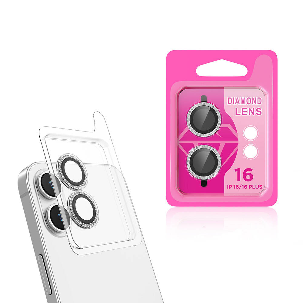 Apple iPhone 16 Plus Uyumlu Zore CL-06 Kamera Lens Koruyucu