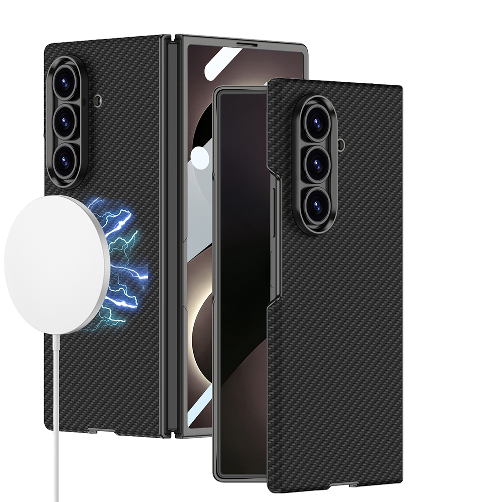 Samsung Galaxy Z Fold 8 Ultra Uyumlu Kılıf M-safe Şarj Özellikli Zore Kıpta KPT-12 Sert PC Kapak