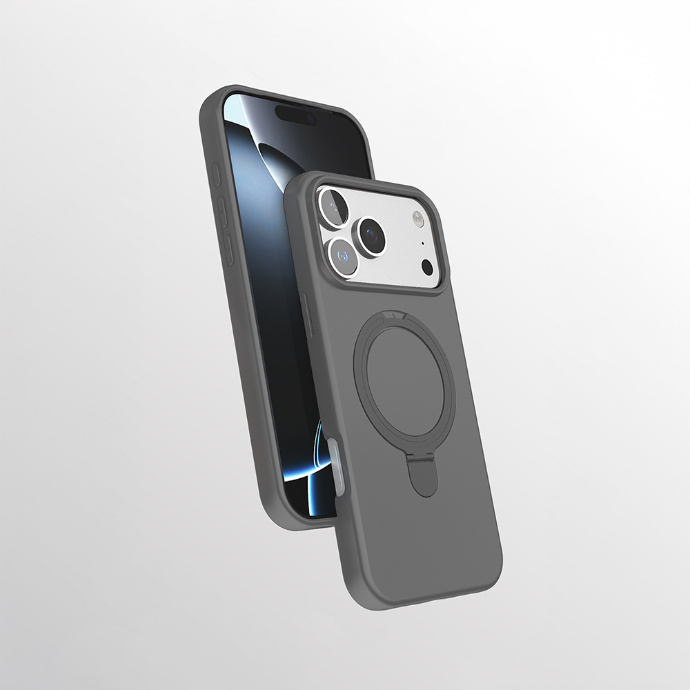 Apple iPhone 16 Pro Max Uyumlu Kılıf M-safe Şarj Özellikli Standlı Zore Samara Kapak